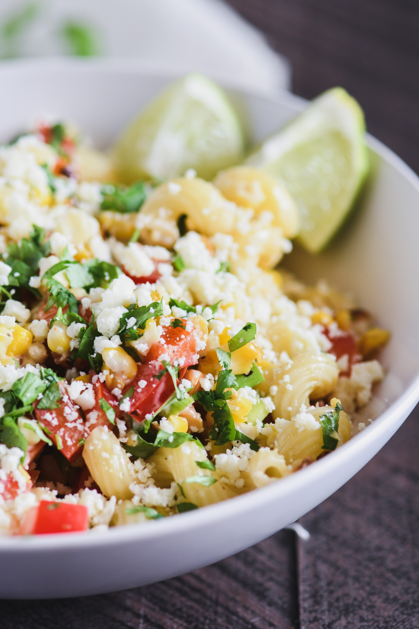 Corn Pasta Salad
 Mexican Street Corn Pasta Salad