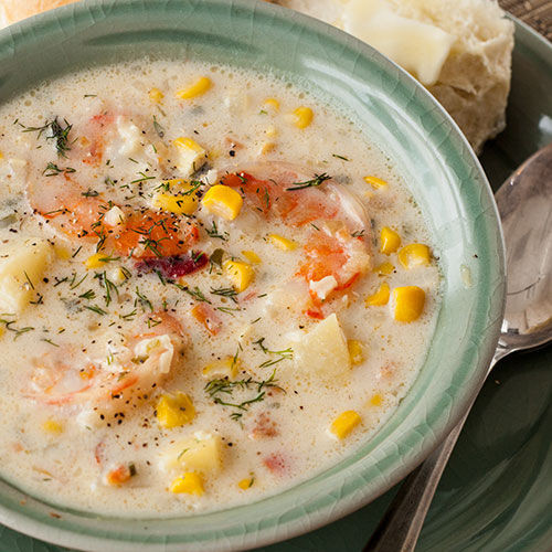 Corn Shrimp Chowder
 Corn and Shrimp Chowder Stonewall Kitchen