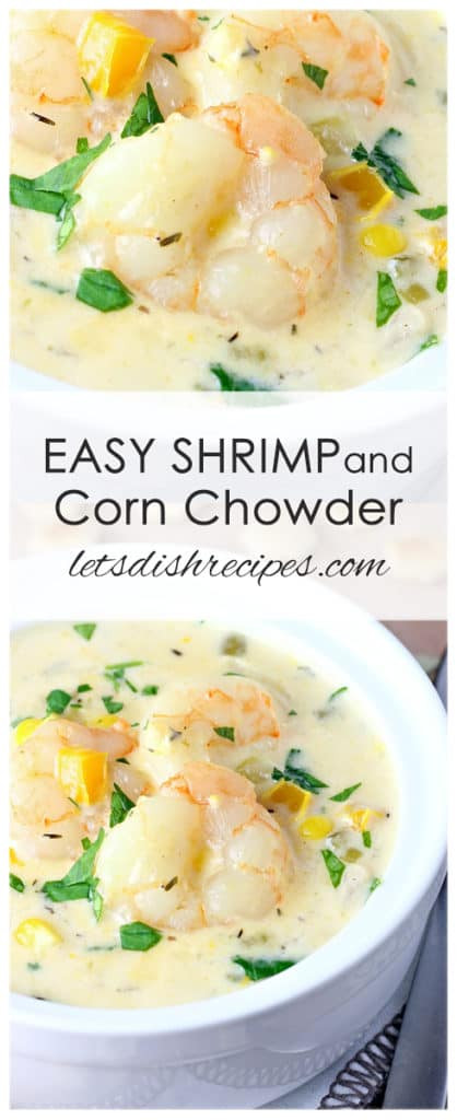 Corn Shrimp Chowder
 Easy Shrimp and Corn Chowder