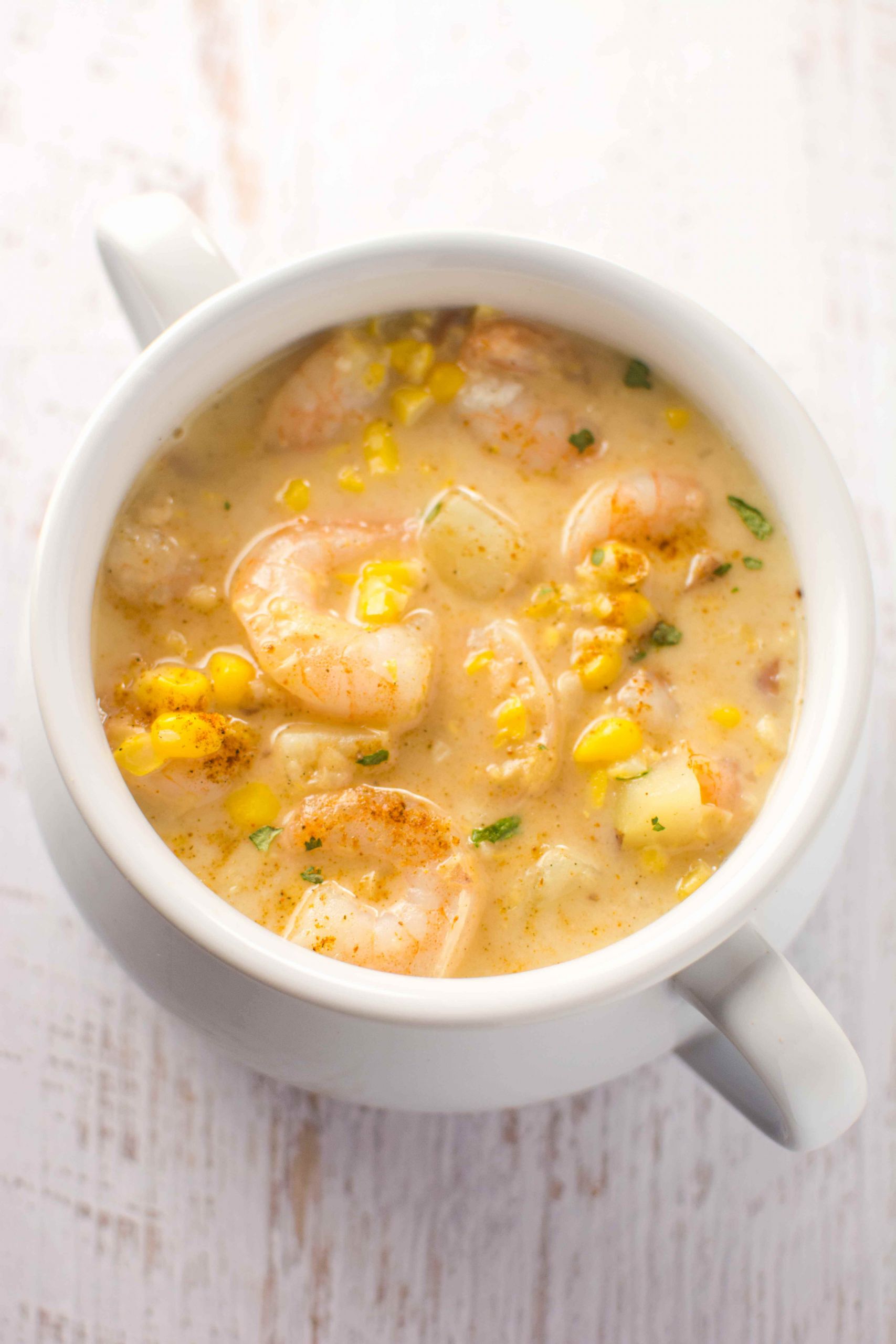 Corn Shrimp Chowder
 Slow Cooker Cajun Corn and Shrimp Chowder Slow Cooker