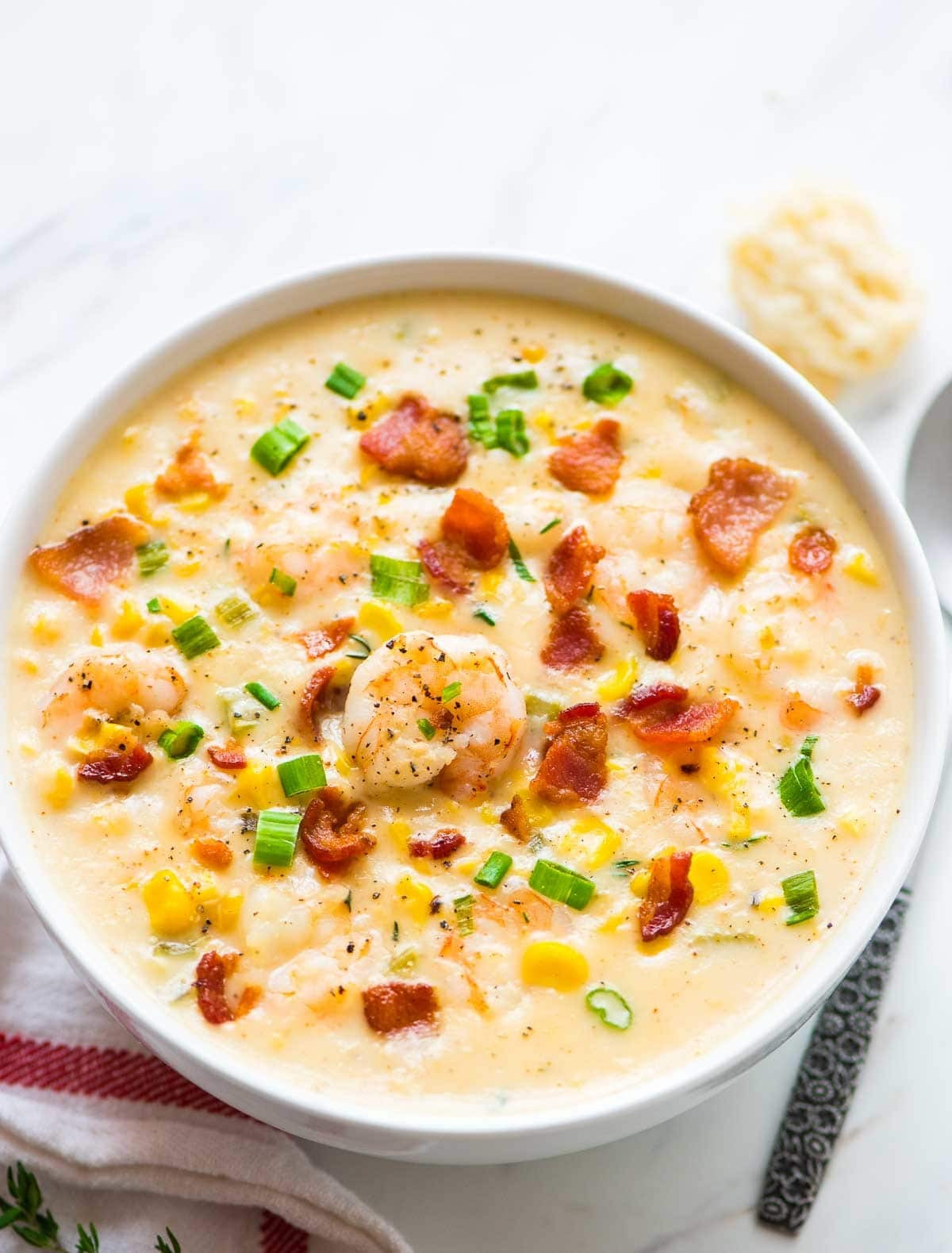 Corn Shrimp Chowder
 Shrimp Corn Chowder