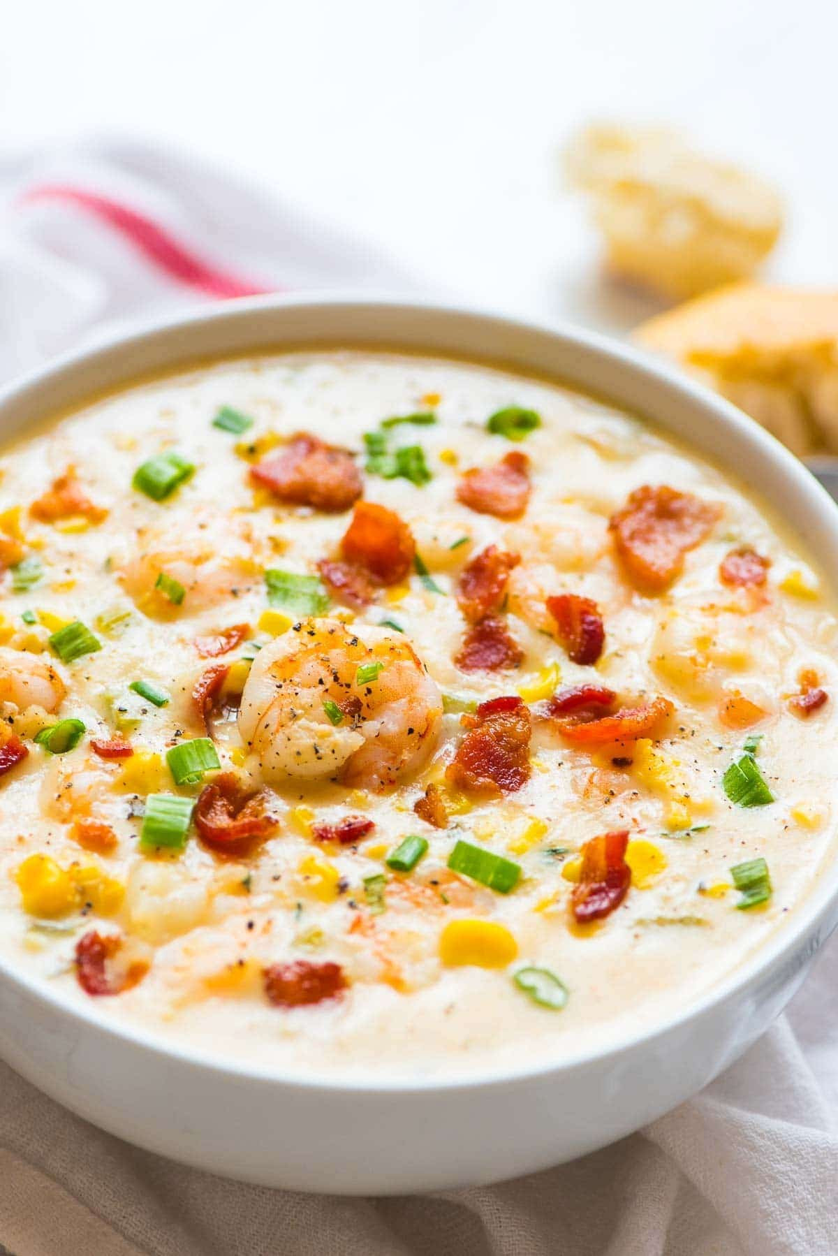 Corn Shrimp Chowder
 Shrimp Corn Chowder