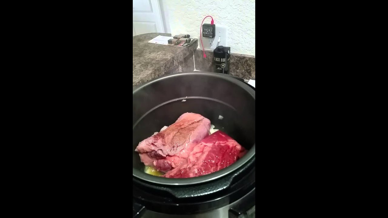 Corned Beef Brisket In Pressure Cooker
 Corn beef brisket in the power pressure cooker xl