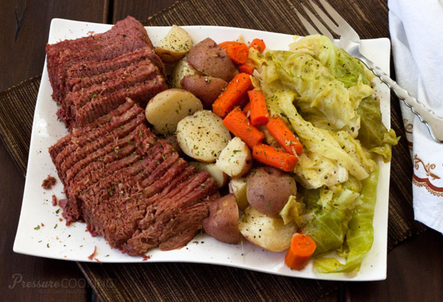 Corned Beef Brisket In Pressure Cooker
 Pressure Cooker Corned Beef and Cabbage Recipe