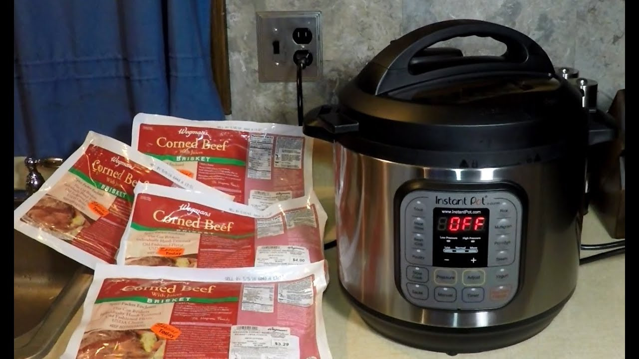 Corned Beef Brisket In Pressure Cooker
 IP Pressure Cooker Corned Beef Brisket Reuben Instant POT