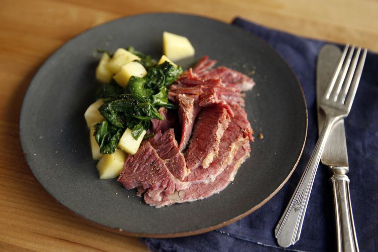 Corned Beef Brisket In Pressure Cooker
 Pressure Cooker Corned Beef Brisket with Charred Cabbage