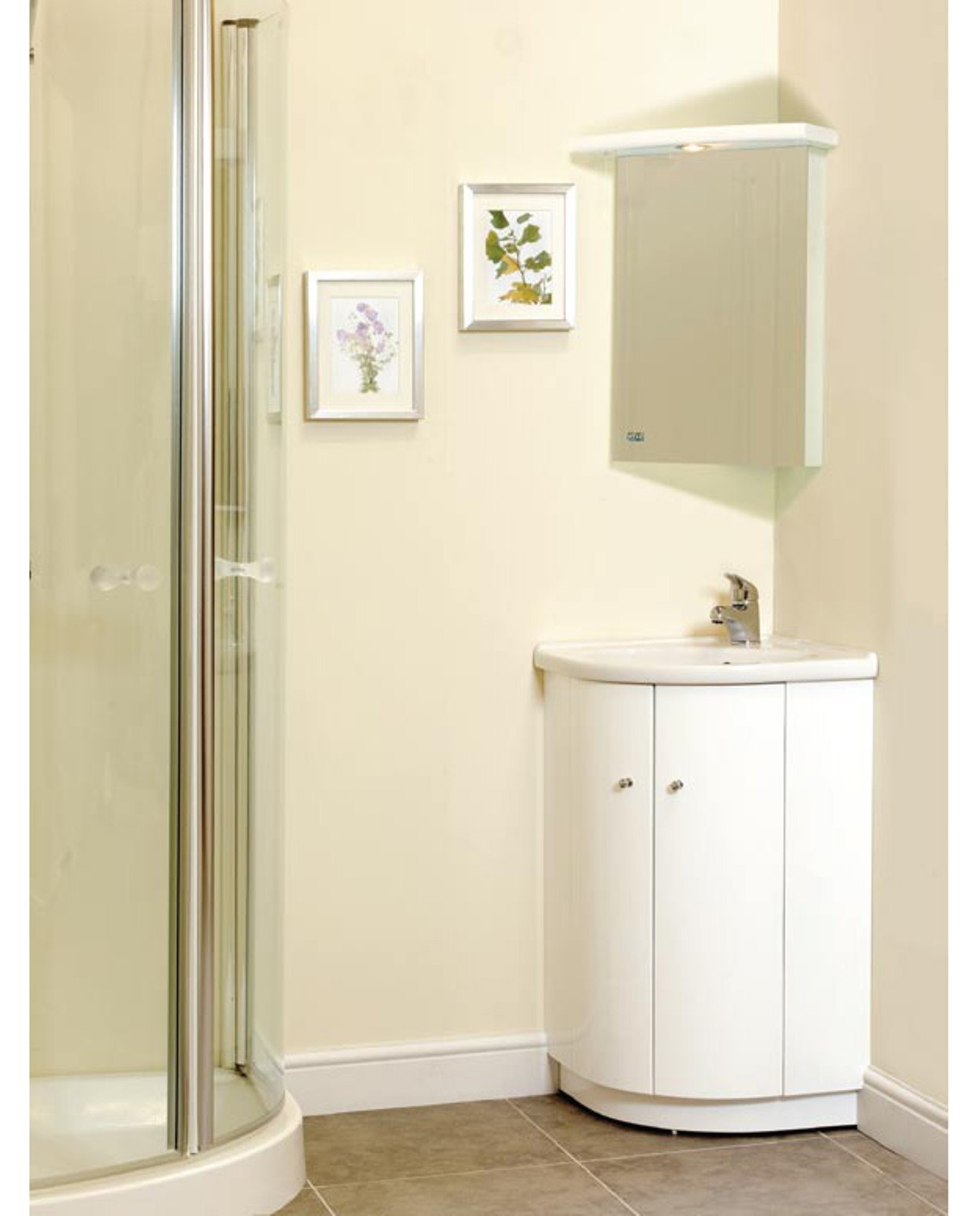 Corner Cabinet For Bathroom
 Corner Vanity Set – Solution for Small Space – HomesFeed