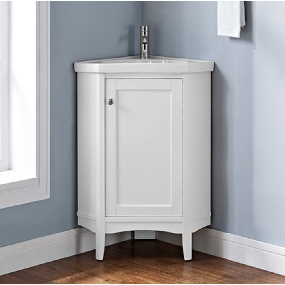 Corner Cabinet For Bathroom
 Fairmont Designs Shaker Americana 26" Corner Vanity