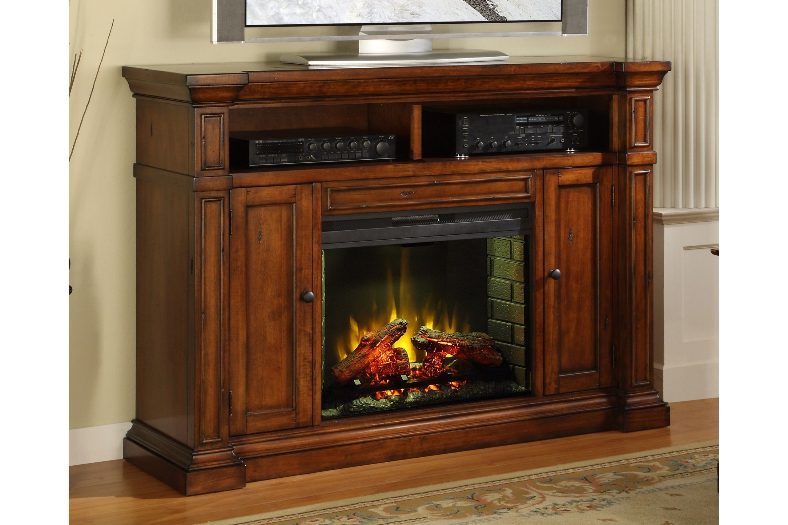 Corner Electric Fireplace Lowes
 Ideas Best Electric Fireplaces At Lowes For Living Room