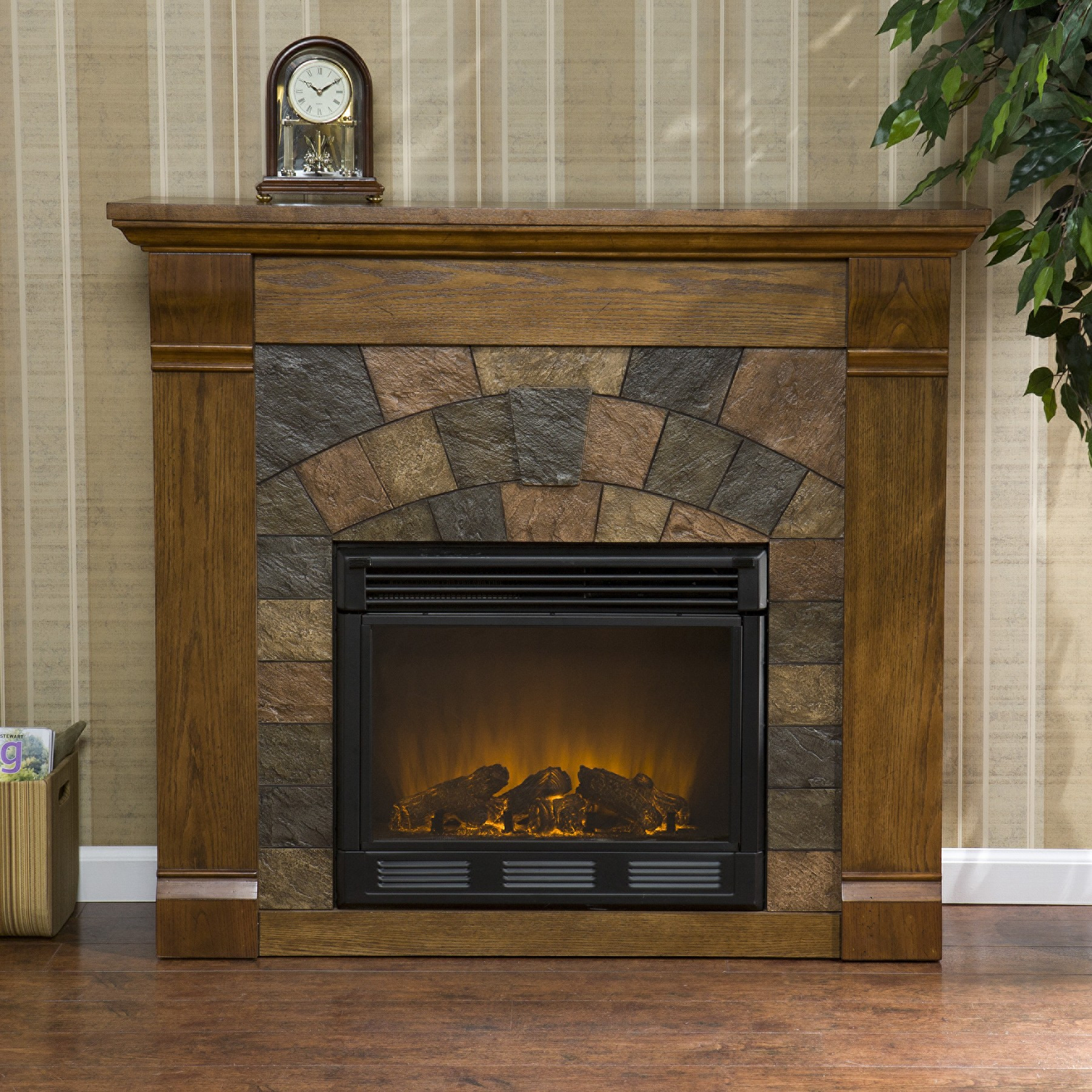 Corner Electric Fireplace Lowes
 Fireplaces Creating A Living Environment With Beautiful