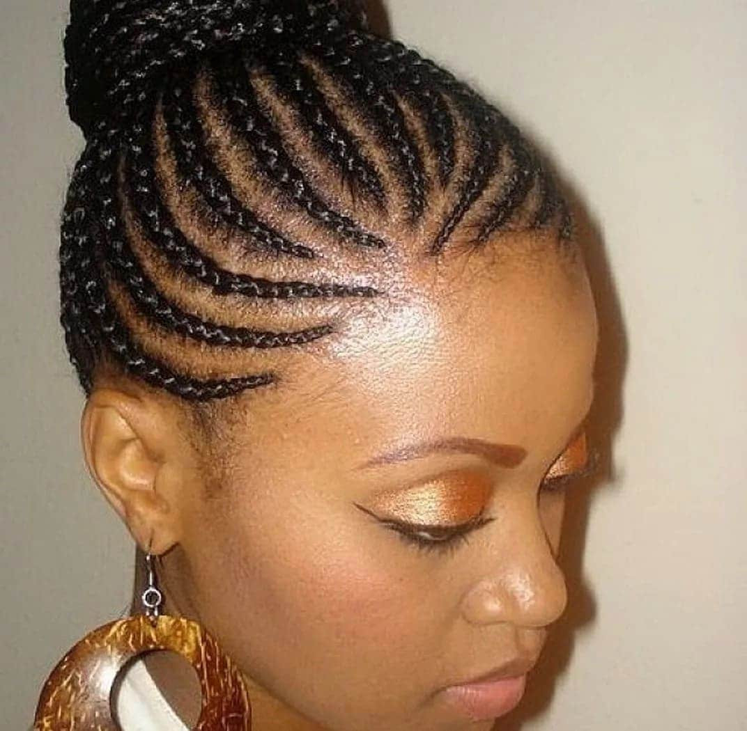 Cornrow Braid Updo Hairstyles
 20 cute African cornrow braid hairstyles with an updo Tuko