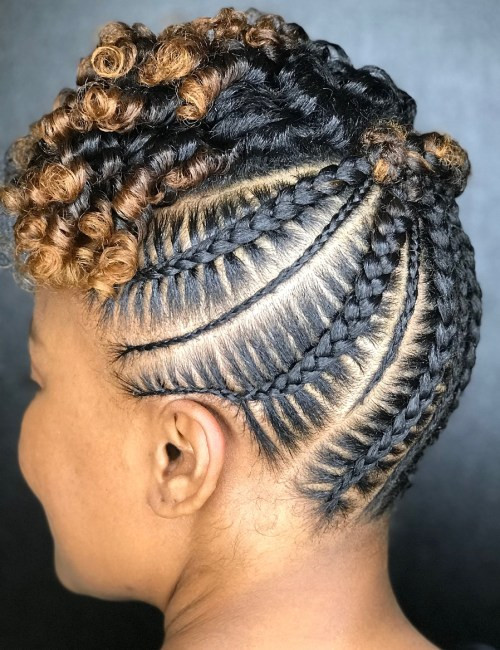 Cornrow Braid Updo Hairstyles
 20 Super Hot Cornrow Braid Hairstyles