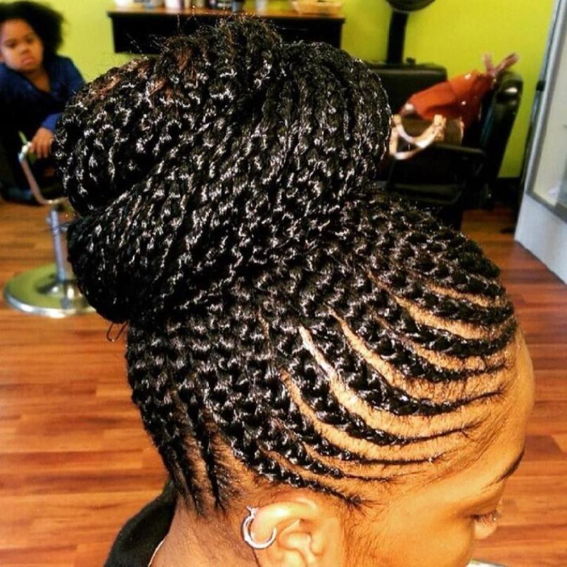 Cornrow Braid Updo Hairstyles
 15 Lovely Ghana Braids Updos Cornrows & Jumbo