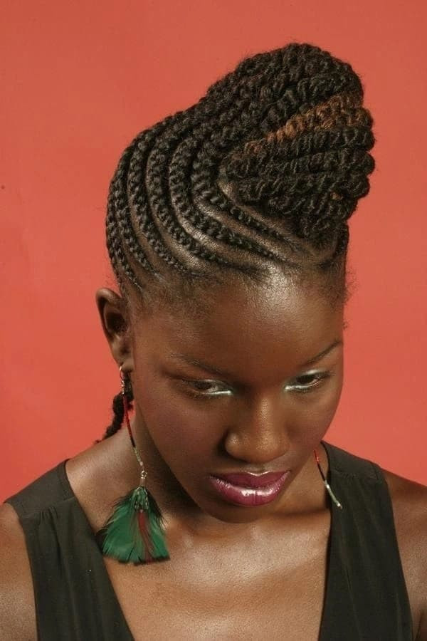 Cornrow Braid Updo Hairstyles
 20 cute African cornrow braid hairstyles with an updo Tuko