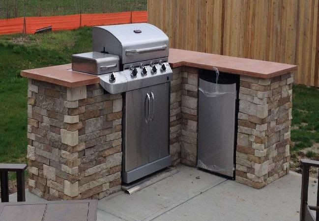 Cost Of Outdoor Kitchen
 Redditor lukeyboy767 builds a low cost outdoor kitchen