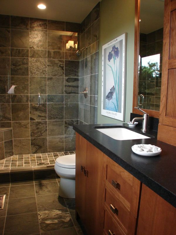 Cost To Tile Small Bathroom
 77 best Slate Tile Showers images on Pinterest