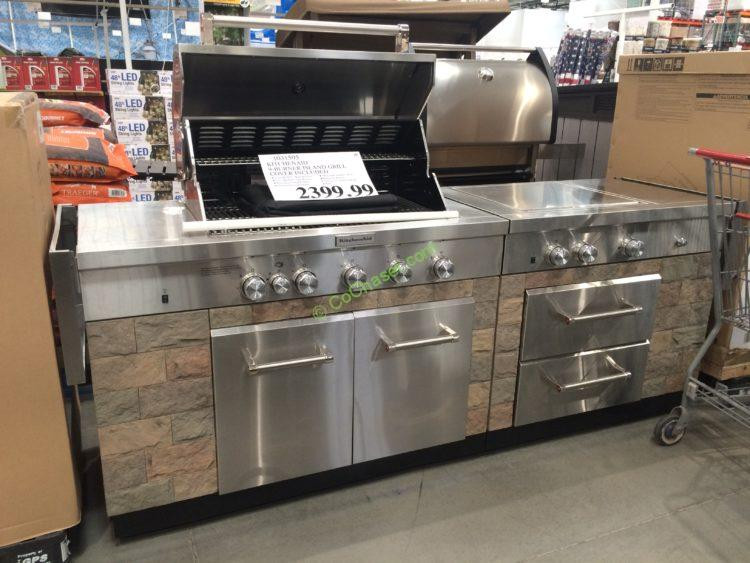 Costco Outdoor Kitchen Luxury Kitchenaid 9 Burner Island Grill Cover Included Model Of Costco Outdoor Kitchen 