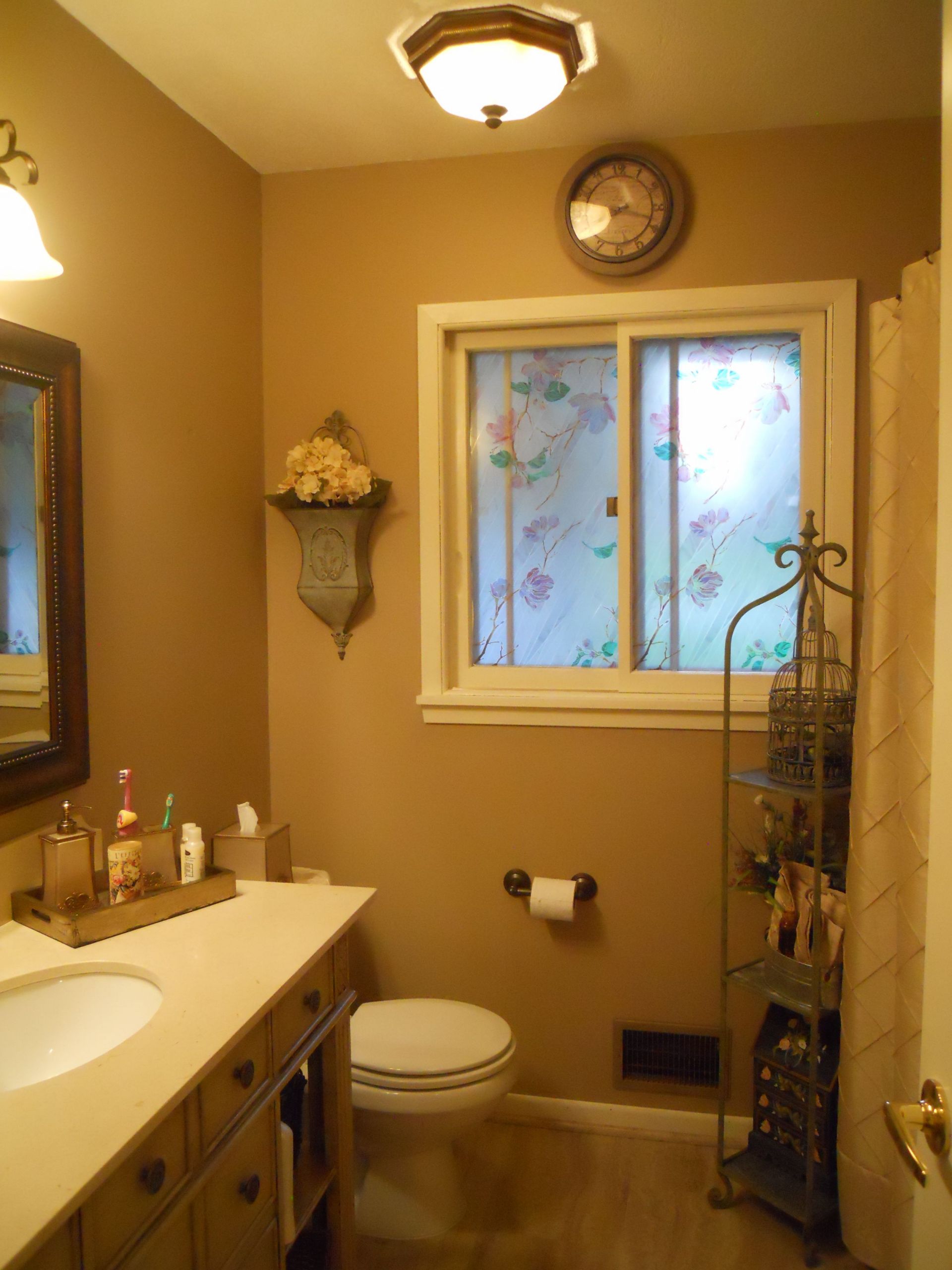 Country Bathroom Lighting
 My new French Country Bathroom Ceiling light is also a