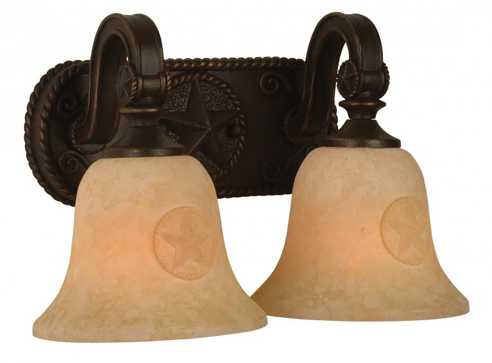 Country Bathroom Lighting
 Country rustic bathroom vanity light