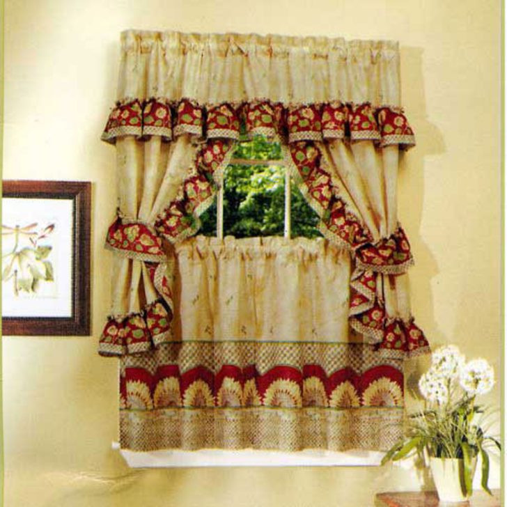 Country Kitchen Curtain Ideas
 French country kitchen curtain ideas