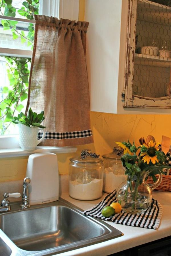 Country Kitchen Curtain Ideas
 Primitive curtains ideas – the charm of casual visual