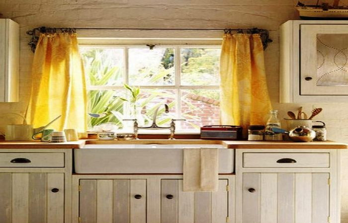 Country Kitchen Curtain Ideas
 Kitchen Designs And Decoration Red Curtains Design Black