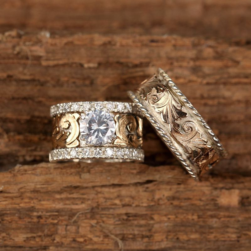 Country Wedding Ring Sets
 Wedding Sets