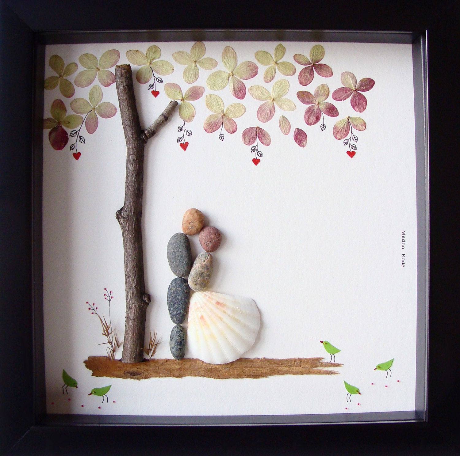 Couple Wedding Gift Ideas
 Unique Wedding Gift For Couple Wedding Pebble Art by MedhaRode