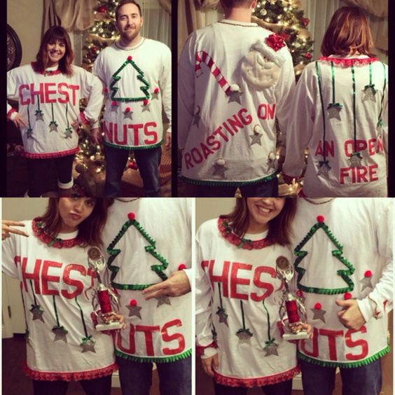 Couples Christmas Party Ideas
 20 Creative DIY Ugly Christmas Sweaters For Couples
