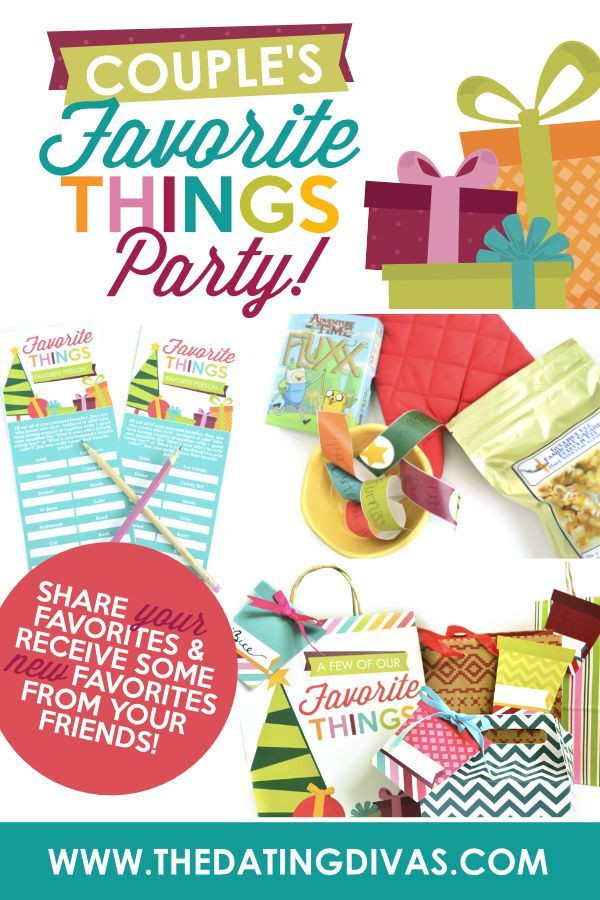 Couples Christmas Party Ideas
 Favorite Things Party for Couples