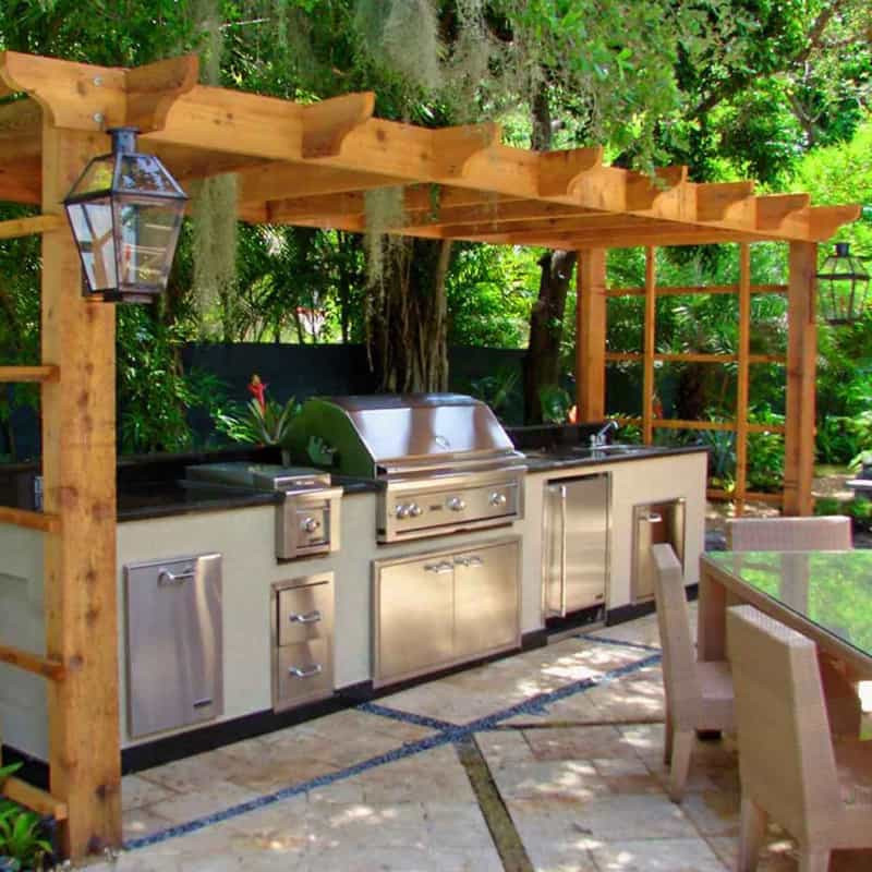 Covered Outdoor Kitchen Plans
 30 Outdoor Kitchens and Grilling Stations