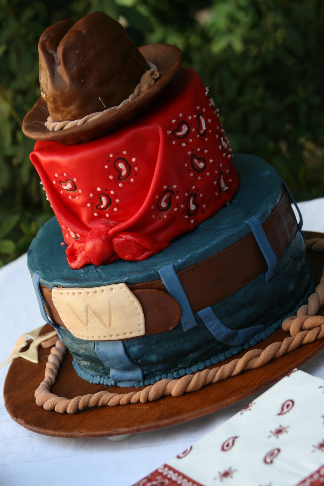 Cowboy Birthday Cake
 the cake box girls Cowboy Birthday Cake