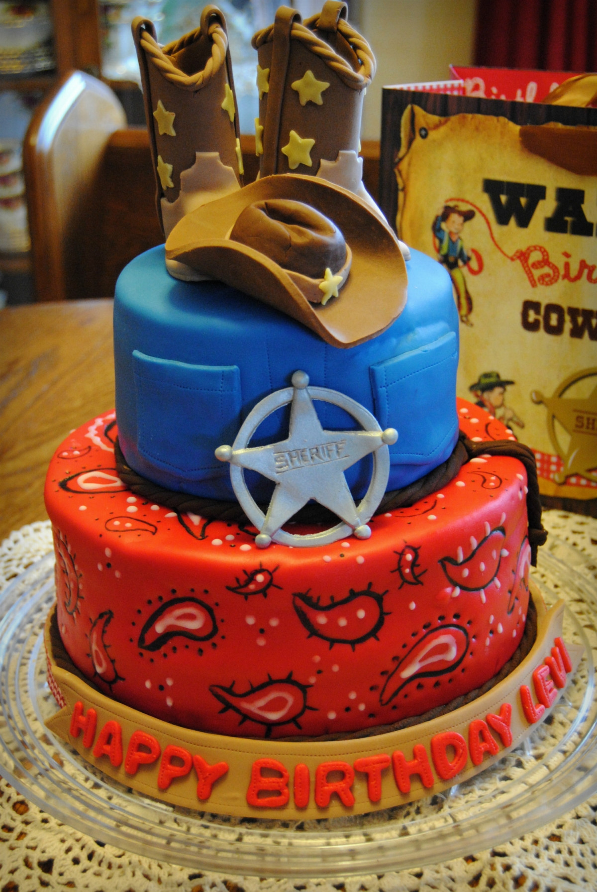 Cowboy Birthday Cake
 Cowboy Cakes – Decoration Ideas