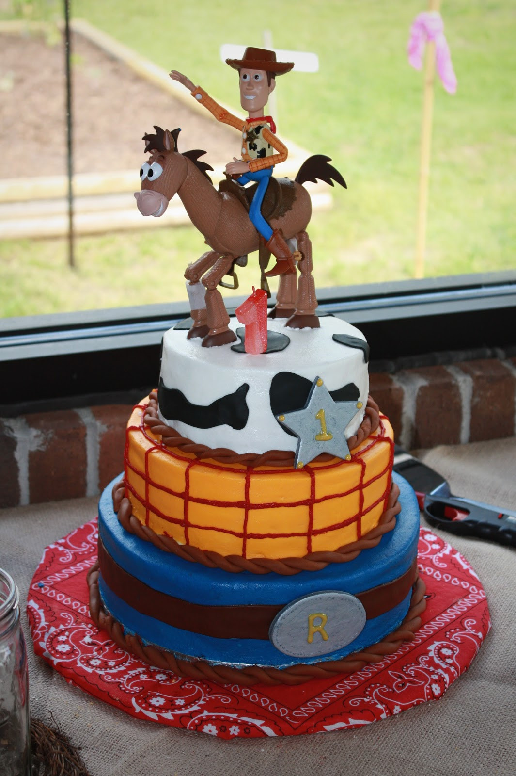 Cowboy Birthday Cake
 The Layered Cake Reid s Cowboy Birthday