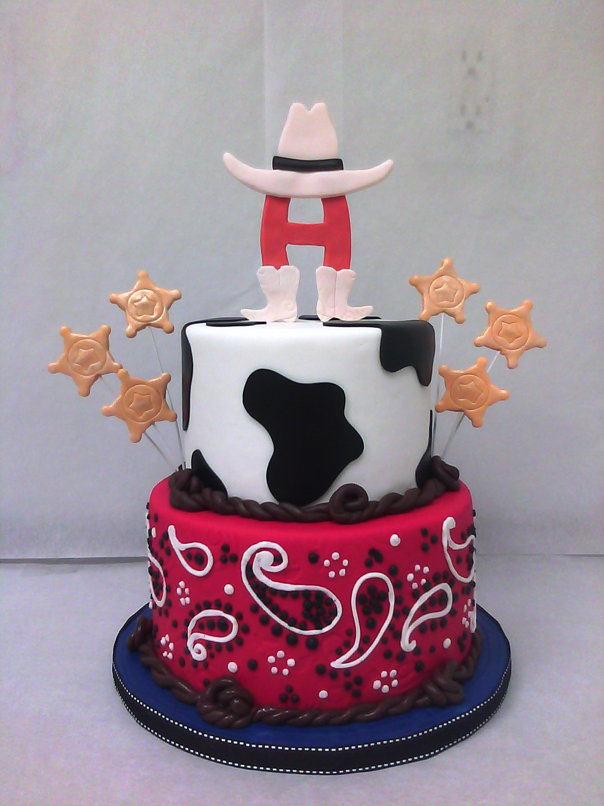 Cowboy Birthday Cakes
 kids cowboy cake