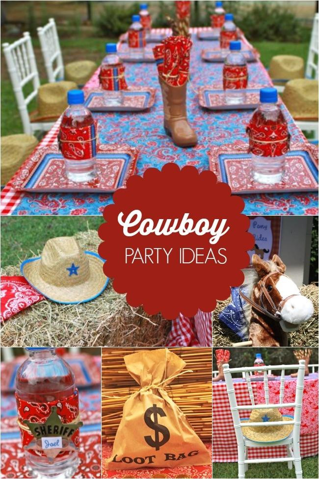 Cowboy Birthday Party Decorations
 Giddy Up It s a Boy s Western Themed Cowboy Birthday