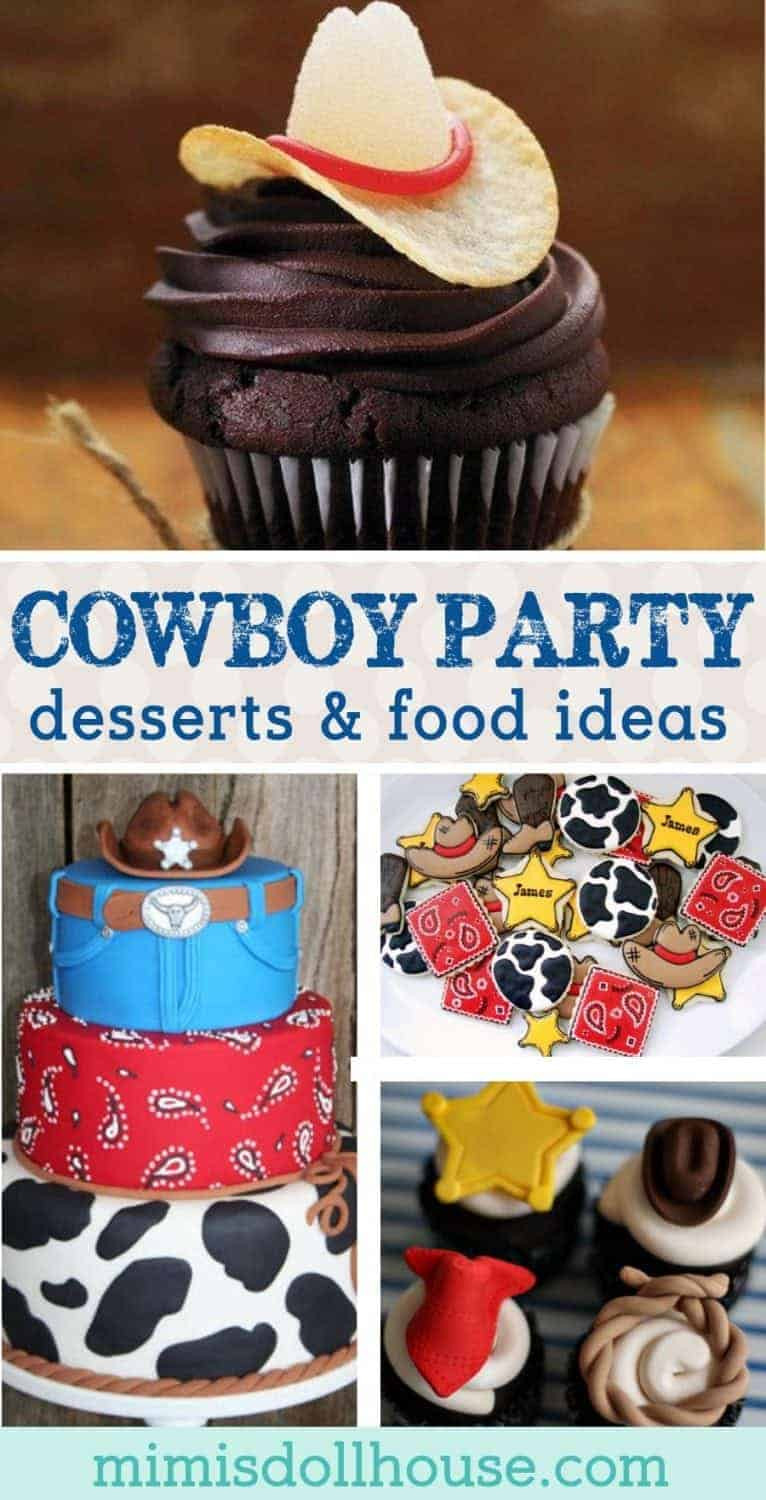 Cowboy Birthday Party Food Ideas
 Cowboy Birthday Party Cowboy Themed Desserts