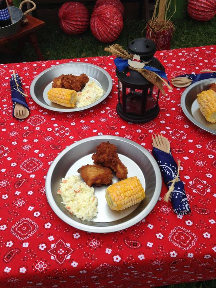 Cowboy Birthday Party Food Ideas
 Western Cowboy bbq Party Ideas 2 of 11