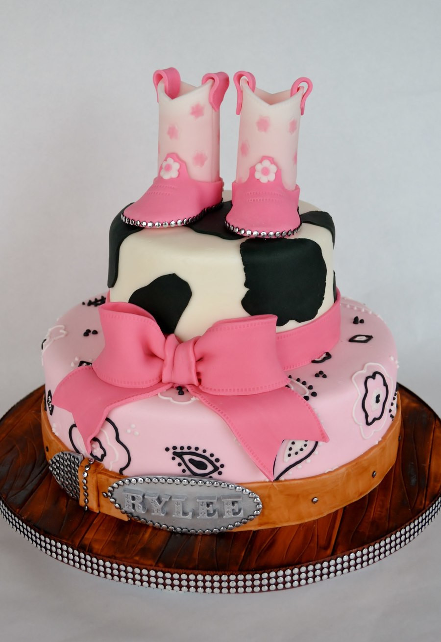 Cowgirl Birthday Cake
 Cowgirl Western Cake CakeCentral