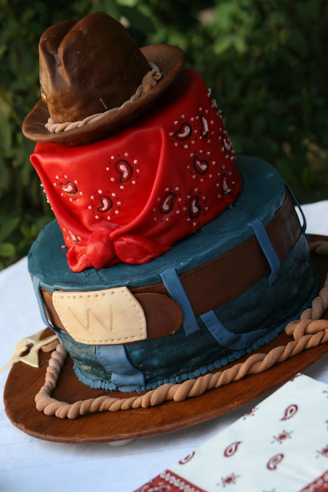 Cowgirl Birthday Cake
 the cake box girls Cowboy Birthday Cake