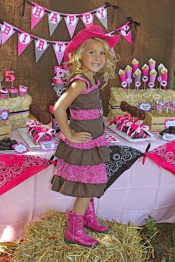 Cowgirl Birthday Party Ideas And Supplies
 Kara s Party Ideas Cowgirl Western Girl 5th Birthday Party