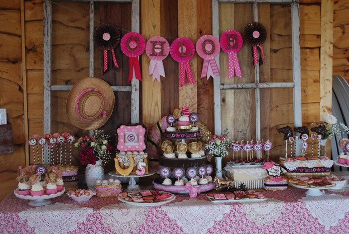 Cowgirl Birthday Party Ideas And Supplies
 Kara s Party Ideas Cowgirl Princess Party Planning Ideas