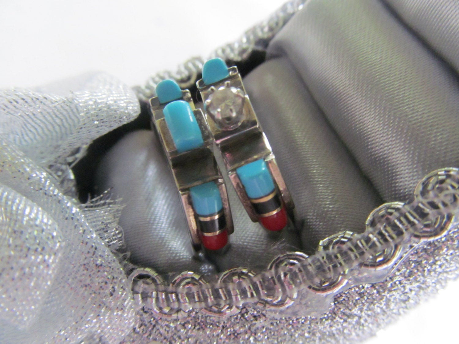 Cowgirl Wedding Rings
 Cowgirl Cowboy Wedding Ring Sets Turquoise Sterling