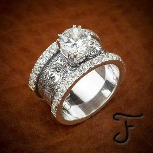 Cowgirl Wedding Rings
 17 Best images about Western Style Wedding Rings on