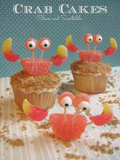 Crab Birthday Cake
 20 easy to decorate birthday cakes that even I can t mess