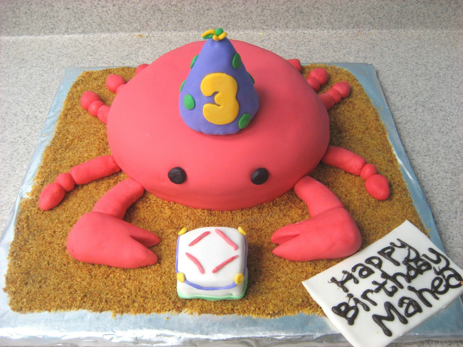 Crab Birthday Cake
 frankie s foods Crab cake
