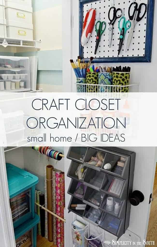 Craft Closet Organization Ideas
 8 Craft Closet Organization Tips Small Home Big Ideas