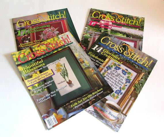 Craft Magazines For Adults
 Vintage Craft Magazines Cross Stitch Magazine Cross Stitch