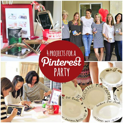 Craft Night Ideas For Adults
 Four Projects For a Pinterest Party