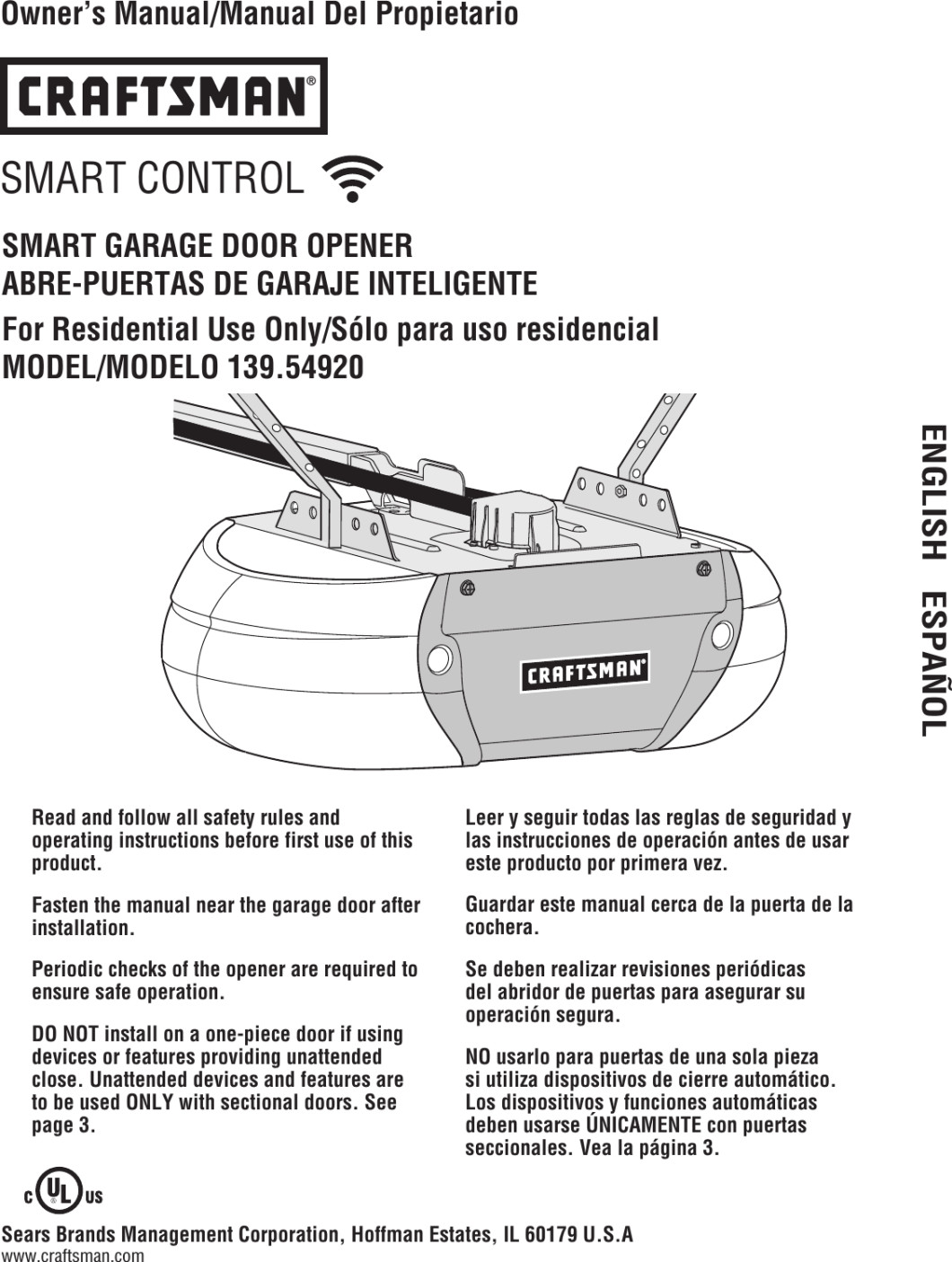 Craftsman Garage Door Opener Troubleshooting
 Craftsman 1 2 Hp Belt Drive Garage Door Opener